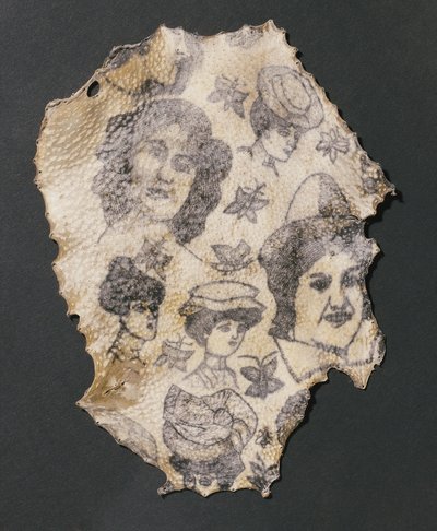 Human Skin Tattooed with Women