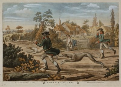 Coursing the Hare, Printed for Bowles & Carver by Richard (after) Dighton