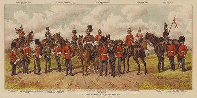 The Irish Regiments of the British Army by Richard (after) Simkin