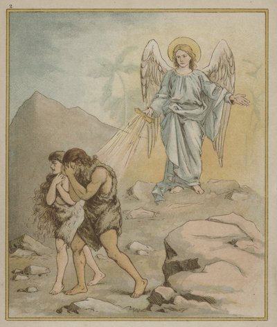 Adam and Eve Being Expelled from the Garden of Eden by Richard Andre