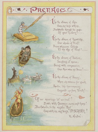 Page from Upstream by Richard Andre by Richard Andre