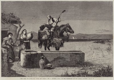 The Road to Gibraltar from San Roque by Richard Ansdell