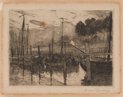 Boats Putting to Sea by Richard Baseleer