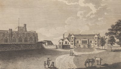 The Ancient Archiepiscopal Palace at Maidstone, from Edward Hasted