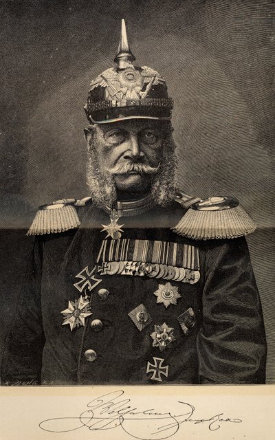 William I 1797-1888, King of Prussia and German Emperor, at the Age of 90 by Richard Bong