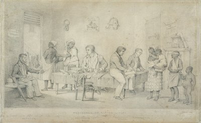 Protector of Slaves Office, Trinidad by Richard Bridgens