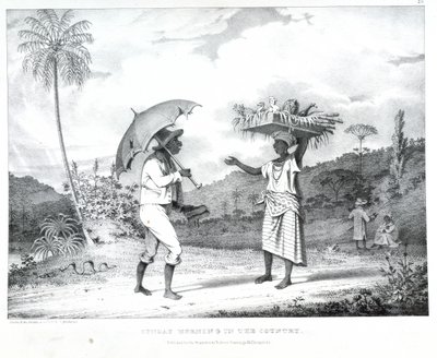 Sunday morning in the country, illustration from 
