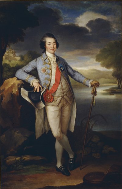Portrait of Prince Alexander Kurakin by Richard Brompton