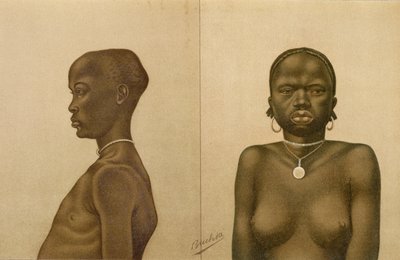 Waganda Boy and Dinka Girl, from 