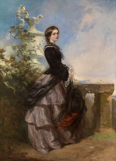 Portrait of Agnes Wilson, later Lady Aubrey-Fletcher by Richard Buckner