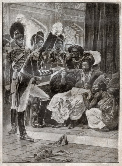 Sri Vikrama Rajasinha, King of Kandy (Sri Lanka) Dismissed by the English in 1815, 1924 by Richard Caton (after) Woodville