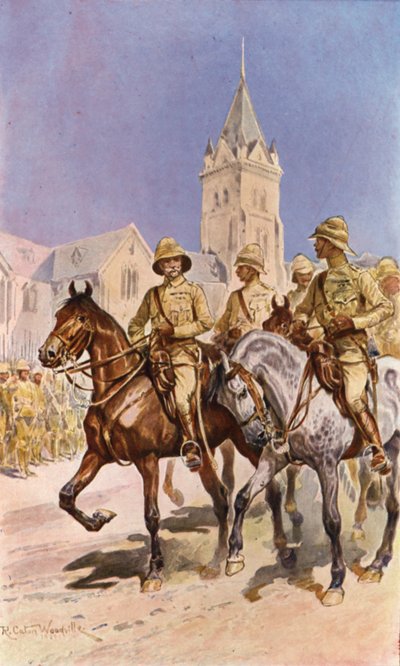 Roberts Entering Pretoria by Richard Caton II (after) Woodville