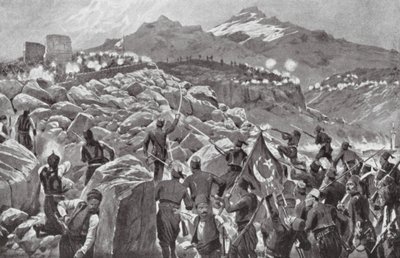The Cretan Rebellion Against the Turks by Richard Caton II (after) Woodville
