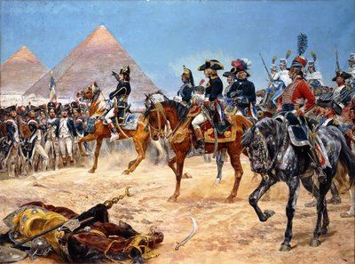 Bonaparte in Egypt, 21st July, 1798 by Richard Caton II Woodville