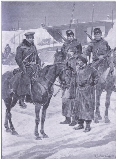 Arrest of Japanese Spies Disguised as Coolies by Richard Caton Woodville