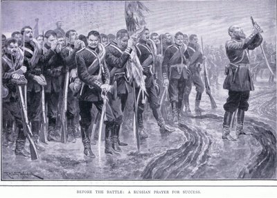 Before the Battle: A Russian Prayer for Success by Richard Caton Woodville