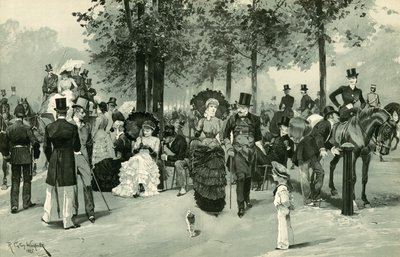 In the Row, Hyde Park by Richard Caton Woodville