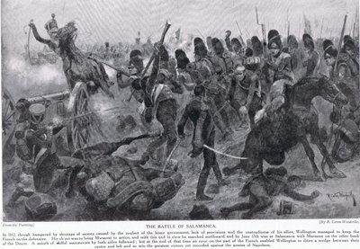 The Battle of Salamanca, Illustration from 