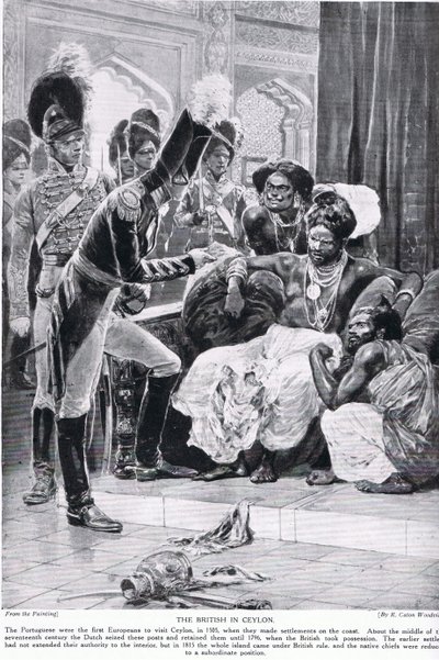 The British in Ceylon, Illustration from 