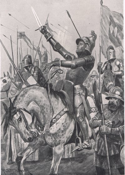 The Death of Henry Hotspur, 21st July 1403, Illustration from 