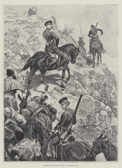 A Russian Exploration Party in Central Asia by Richard Caton Woodville junior