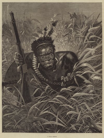 A Zulu Scout by Richard Caton Woodville junior