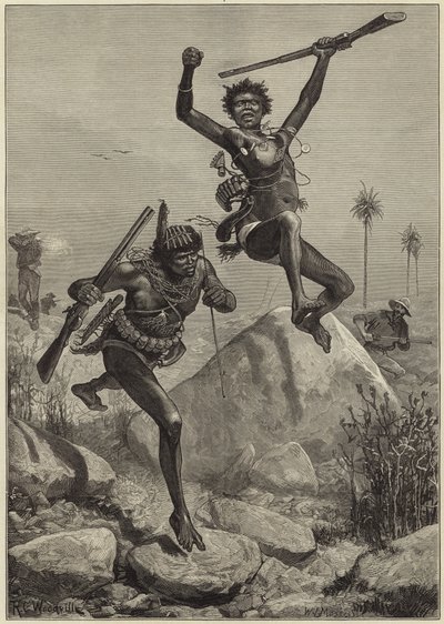 A Skirmish with Kaffirs by Richard Caton Woodville junior