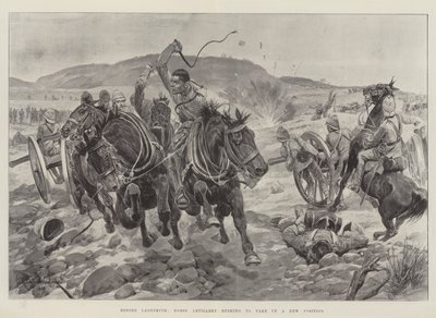 Before Ladysmith, Horse Artillery Rushing to Take Up a New Position by Richard Caton Woodville junior