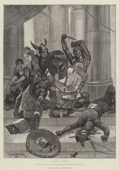 Cleopatra, by H Rider Haggard by Richard Caton Woodville junior