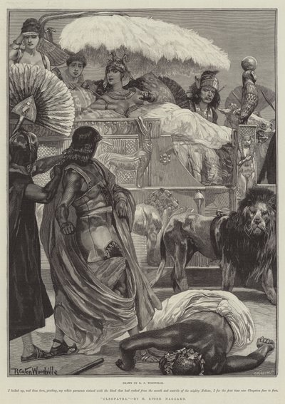 Cleopatra, by H. Rider Haggard by Richard Caton Woodville junior