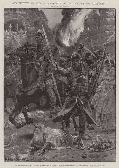 Coronations of English Sovereigns, William the Conqueror by Richard Caton Woodville junior