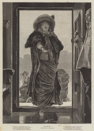 Home! by Richard Caton Woodville junior