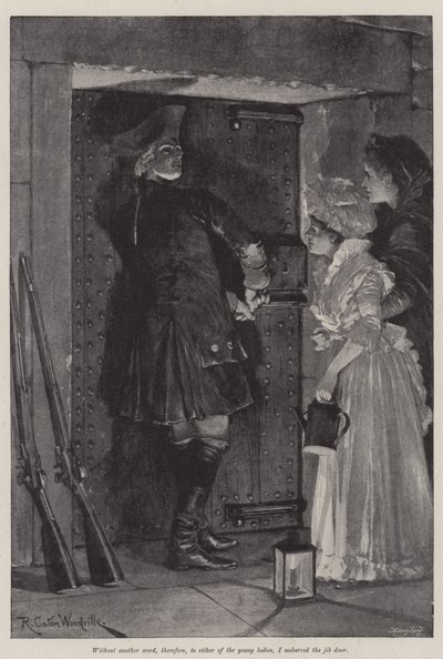 Illustration for A Colonel of The Empire, by Emily Lawless by Richard Caton Woodville junior