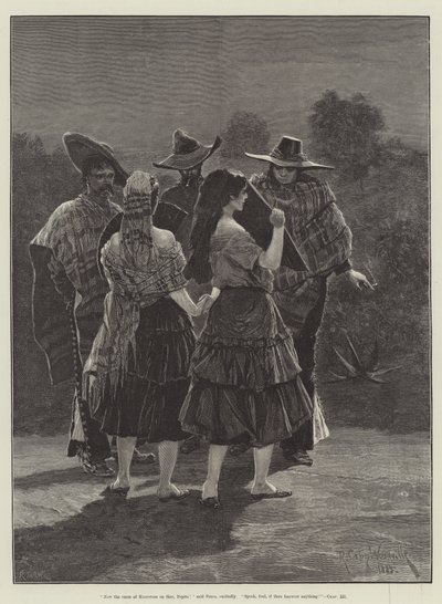 Maruja, by Bret Harte by Richard Caton Woodville junior