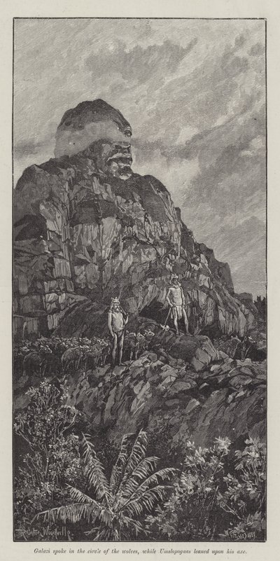 Nada the Lily, by H Rider Haggard by Richard Caton Woodville junior