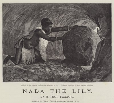 Nada the Lily, by H Rider Haggard by Richard Caton Woodville junior