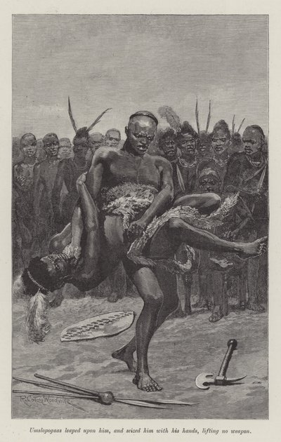 Nada the Lily by H Rider Haggard by Richard Caton Woodville junior