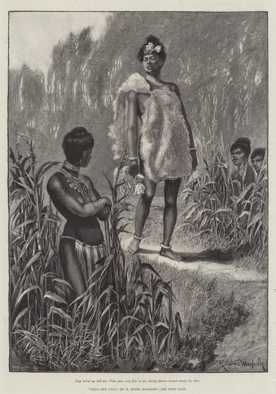 Nada the Lily, by H Rider Haggard by Richard Caton Woodville junior