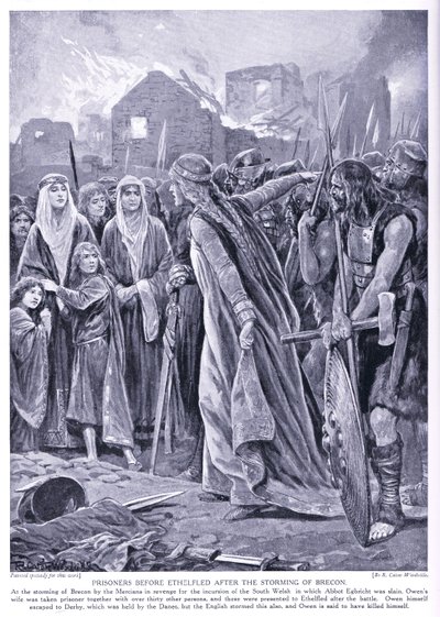Prisoners Before Queen Ethelred by Richard Caton Woodville junior