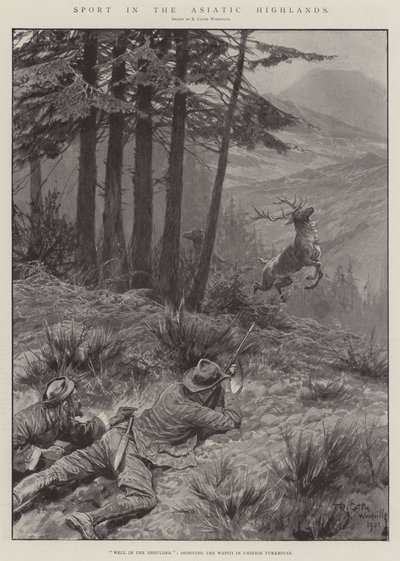 Sport in the Asiatic Highlands by Richard Caton Woodville junior