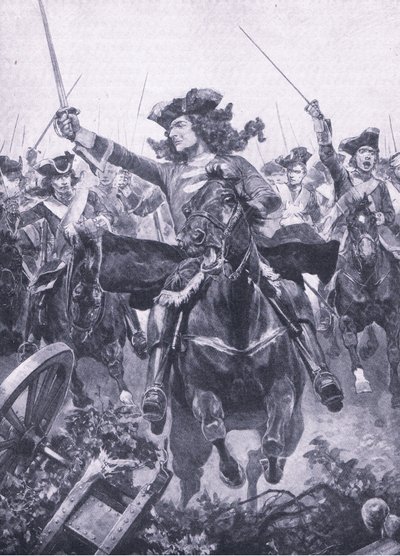 The Duke of Marlborough at the Battle of Oudenarde, 11th July 1708 by Richard Caton Woodville junior