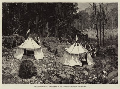 The Dulcigno Question, Head-Quarters of Bozo Petrovics, at Sutorman, near Antivari by Richard Caton Woodville junior