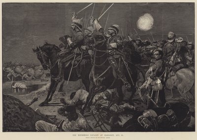 The Household Cavalry at Kassassin, 28 August by Richard Caton Woodville junior