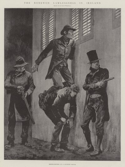 The Renewed Lawlessness in Ireland by Richard Caton Woodville junior