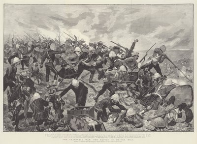 The Transvaal War, the Battle of Majuba Hill by Richard Caton Woodville junior