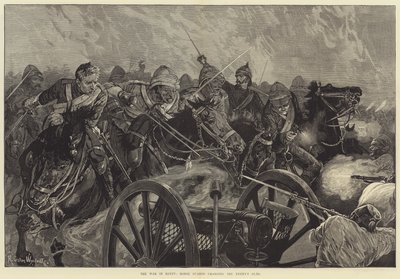 The War in Egypt, Horse Guards charging the Enemy
