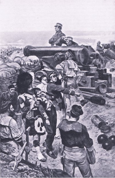 The assault on Sevastopol, 1855 by Richard Caton Woodville junior