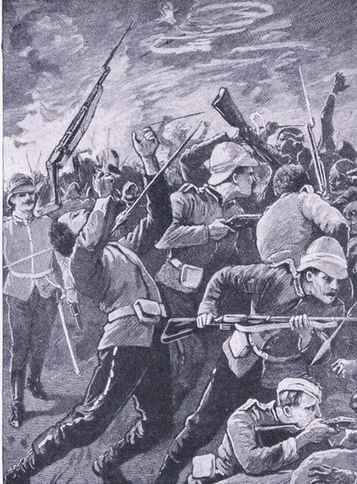 The defence of Rorkes Drift by Richard Caton Woodville junior