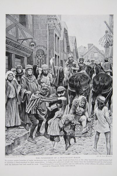 The Punishment of a Fraudulent Baker, Illustration from 