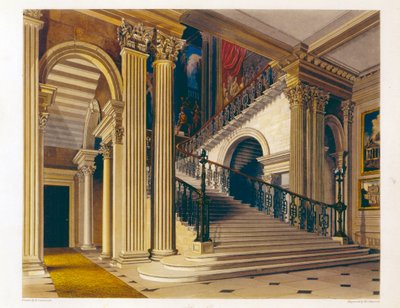 Stair Case, Buckingham House (from 